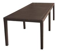 vidaXL Table Queen 150/220 x 90 cm moka
