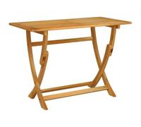 vidaXL Table Rectangulaire Sydney Marron 110 x 55 x 75 cm 42003620