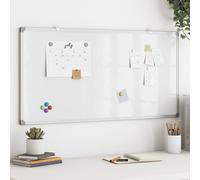 vidaXL Tableau blanc magnétique 100x50x1,7 cm aluminium