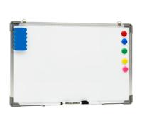 vidaXL Tableau blanc magnétique 60 x 40 cm acier
