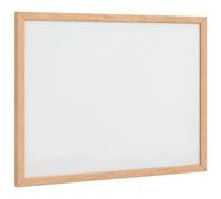 vidaXL Tableau Blanc magnétique avec Cadre Bois de pin Massif 40x30 cm, Tableau magnétique effaçable à Sec, Tableau magnétique, Tableau d'écriture Mural