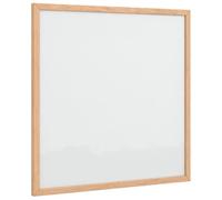 vidaXL Tableau blanc magnétique 40x40 cm, cadre bois de pin massif, effaçable à sec