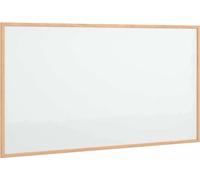 vidaXL Tableau blanc magnétique avec cadre en pin massif 100x55cm