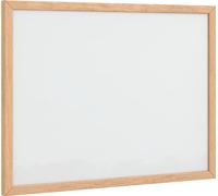 vidaXL Tableau blanc magnétique avec cadre en pin massif 40x30 cm