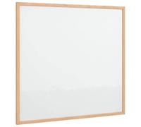 vidaXL Tableau blanc magnétique mural cadre en pin massif 60 x 55 cm effaçable à sec