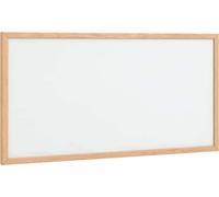 vidaXL Tableau blanc magnétique avec cadre en pin massif 60x30 cm