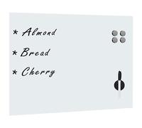 Tableau Blanc Magnétique Mural En Verre 80 X 60 Cm