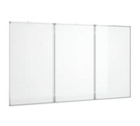 vidaXL Tableau blanc magnétique pliable 120x80x1,7 cm Aluminium Blanc