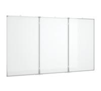 Tableau blanc magnétique pliable 150x100x1,7 cm aluminium, tableau blanc pliable, tableau blanc pliable effaçable à sec, tableau blanc magnétique