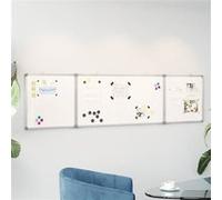 Tableau blanc magnétique pliable 160x40x1,7 cm aluminium, tableau blanc pliable, tableau blanc pliable effaçable à sec, tableau blanc magnétique