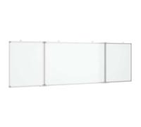 vidaXL Tableau blanc magnétique pliable 160x50x1,7 cm Aluminium effaçable à sec