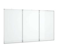 vidaXL Tableau blanc magnétique pliable 180×80 cm Aluminium effaçable à sec Multifonctionnel