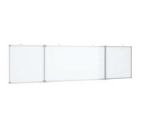 vidaXL Tableau blanc magnétique pliable 200 x 40 x 1,7 cm aluminium