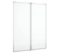 vidaXL Tableau blanc magnétique pliable 80x100x1,7 cm aluminium