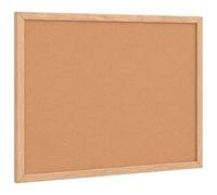 vidaXL Tableau en liège – Cadre en pin massif 40x30 cm – Tableau d'affichage de bureau