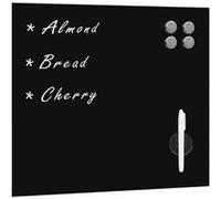 vidaXL Tableau noir magnétique mural Verre 50x50 cm