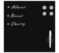 vidaXL Tableau noir magnétique mural Verre 60x60 cm