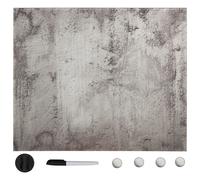 vidaXL Tableau noir magnétique mural Verre 60x60 cm