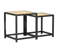 Vidaxl Tables À Thé 2 Pcs Mdf Chêne Sonoma