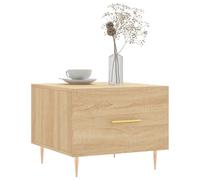 Tables Basses 2 pcs, Tables d'Appoint avec Tiroir, Bouts de Canapé avec Pieds, Meubles de Rangement Salle de Séjour, Moderne, Chêne Sonoma Bois