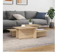 vidaXL Tables basses 2 pcs Chêne sonoma Bois d'ingénierie 3216152