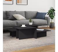 Vidaxl Tables Basses 2 Pcs Gris Bois D'ingénierie Marron