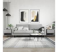 Vidaxl Tables Basses 2 Pcs Sonoma Gris 50x46x50 Cm Bois D'ingénierie Gris