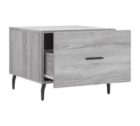 Vidaxl Tables Basses 2 Pcs Sonoma Gris 50x50x40 Cm Bois D'ingénierie Gris