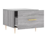 Tables Basses 2 pcs, Tables d'Appoint avec Tiroir, Bouts de Canapé avec Pieds, Meubles de Rangement Salle de Séjour, Moderne, Sonoma Gris Bois