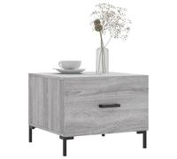 Vidaxl Tables Basses 2 Pcs Sonoma Gris 50x50x40 Cm Bois D'ingénierie Gris