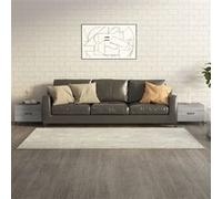 Vidaxl Tables Basses Avec Pieds En Métal 2 Pcs Sonoma Gris 50x50x40 Cm Gris