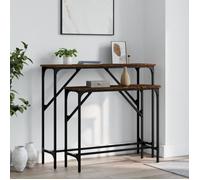 vidaXL Tables console 2 pcs chêne marron bois d'ingénierie 834144
