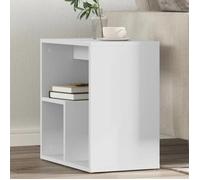 vidaXL Tables d'appoint 840556 – Lot de 2 blanc 50x30x50 cm bois d'ingénierie