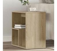 vidaXL Tables d'appoint 2 pièces Chêne Sonoma 50x30x50 cm bois d'ingénierie Marron