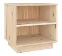 vidaXL Tables de chevet 2 pcs 40x34x40 cm Bois de pin solide Marron