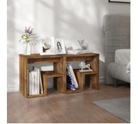 Vidaxl Tables De Chevet 2 Pcs Chêne Fumé 40x30x40 Cm Bois D'ingénierie Marron