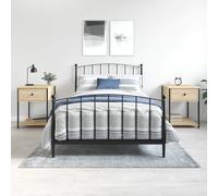 Table de Chevet Armoire de Nuit Rangement Chambre Bois d’Ingénierie vidaXL