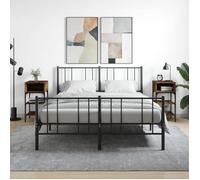 Tables de chevet 2pcs chêne fumé 35x34,5x70 c bois d'ingénierie