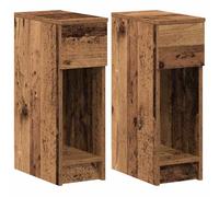 Table de Chevet avec Tiroir Armoire de Lit Table de Nuit Rangement vidaXL