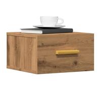 Vidaxl Tables De Chevet Murales 2 Pcs Chêne Artisanal 35x35x20 Cm