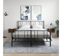 Vidaxl Tables De Chevet Murales 2 Pcs Chêne Fumé 35x35x20 Cm