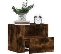 Tables de chevet murales 2 pcs gris béton 45x30x35 cm vidaXL