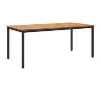 vidaXL Table de Jardin 180x90x75 cm en Bois d'acacia Solide et métal