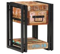 Tables De Chevet Vidaxl 2 Pcs 40x40x40 Cm En Bois Récupéré