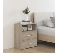 vidaXL Tables de nuit 2 pcs. chêne Sonoma 50x32x60 cm