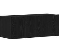 vidaXL Tables TV Chêne noir 80 x 30 x 30 cm Bois composite