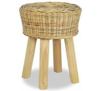 vidaXL Tabouret de bar Rotin naturel 244578