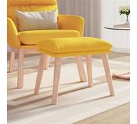 Tabouret 45x29,5x35 cm tissu mosterdgeel341431