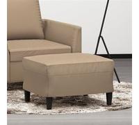 vidaXL Tabouret 60x50x41 cm similicuir cappuccino349292 Marron G