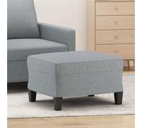 Repose-pied Jaune Clair 60x50x41 cm Tissu Tabouret Pouf Meuble Salon vidaXL